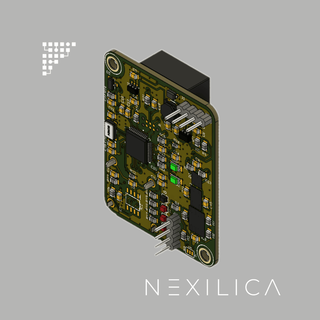 Scheda elettronica KIR23 - controller termocoppia infrarosso CAN bus - Nexilica